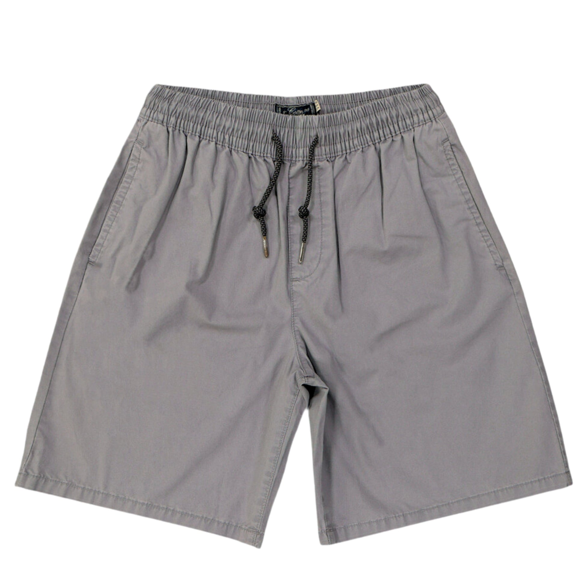 ALCOTT Mens Bottoms 30W x 12L / Grey ALCOTT - Solid cotton bermuda shorts
