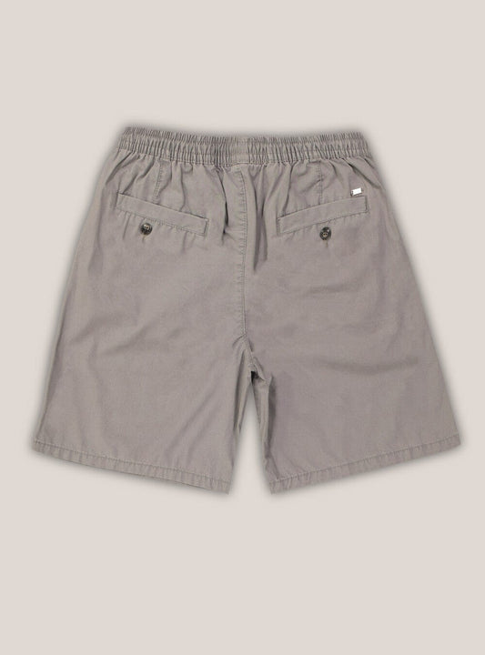 ALCOTT Mens Bottoms 30W x 12L / Grey ALCOTT - Solid cotton bermuda shorts
