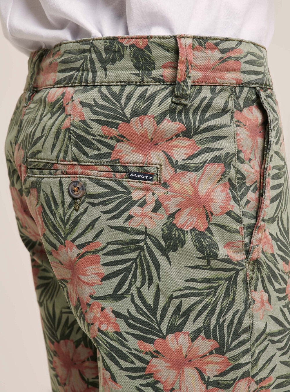 ALCOTT Mens Bottoms ALCOTT -  stretch floral print Short