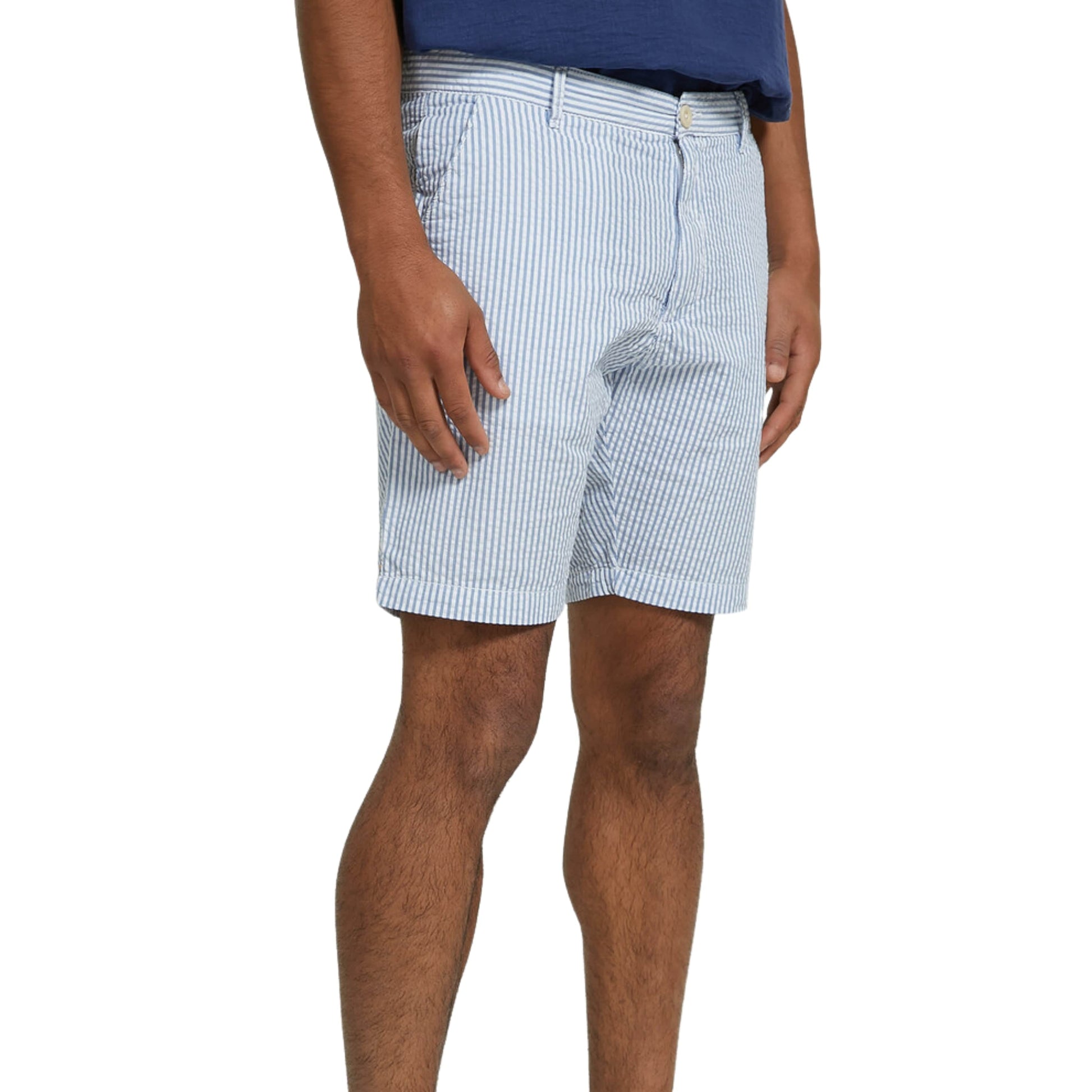 ALCOTT Mens Bottoms ALCOTT - Striped Cotton Bermuda Shorts