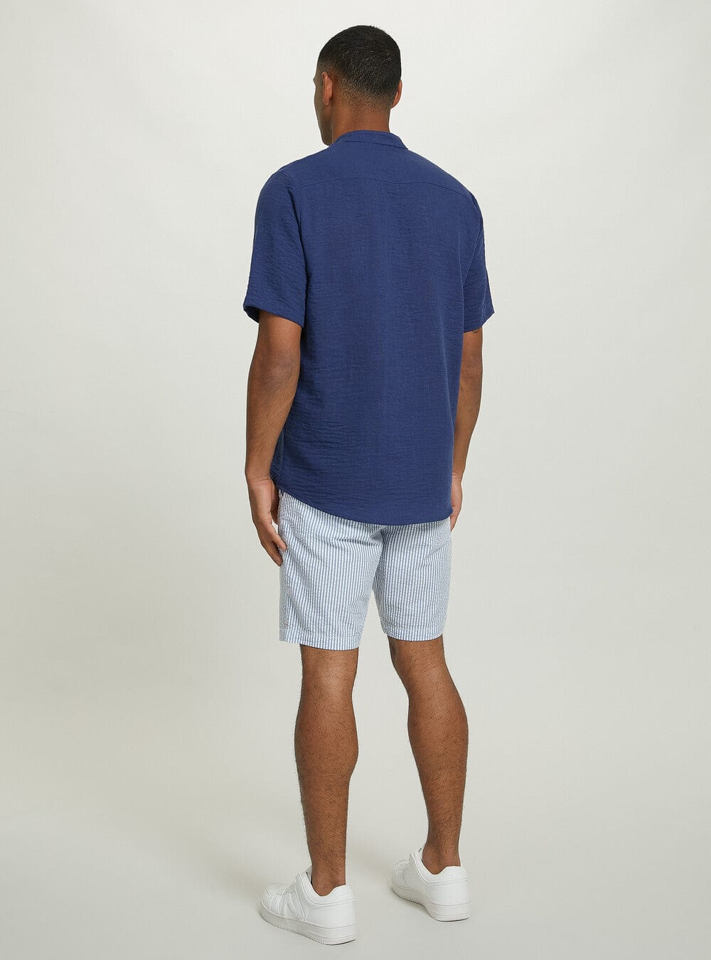 ALCOTT Mens Bottoms ALCOTT - Striped Cotton Bermuda Shorts