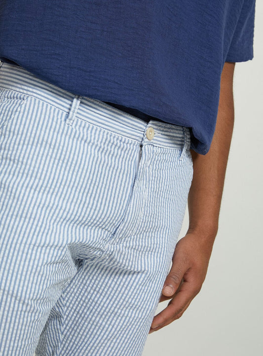ALCOTT Mens Bottoms ALCOTT - Striped Cotton Bermuda Shorts