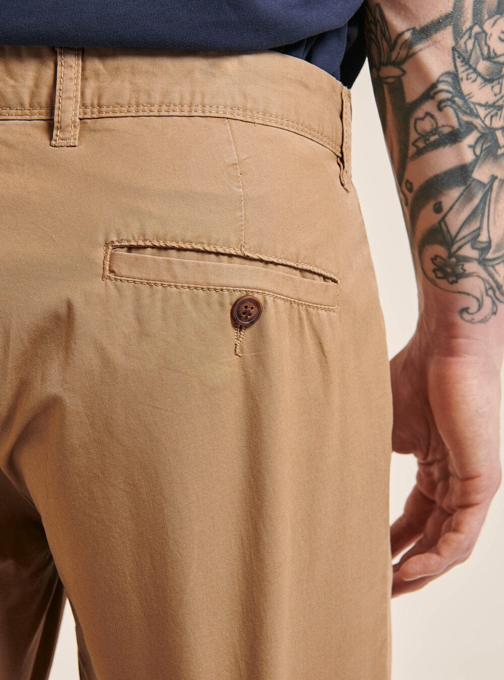 ALCOTT Mens Bottoms 30W x 31L / Beige ALCOTT - Twill Chino Sold Color Pants