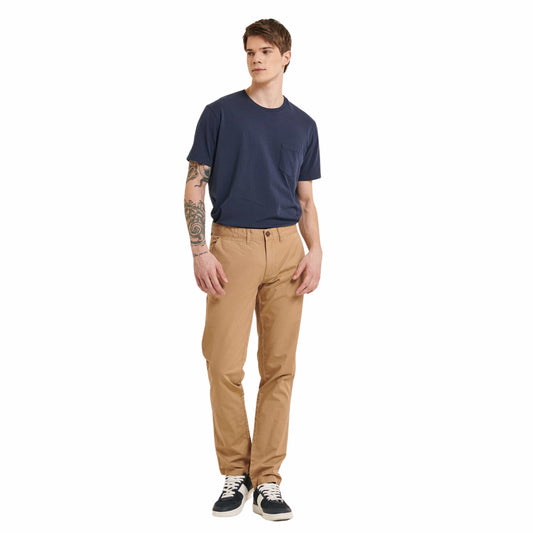 ALCOTT Mens Bottoms 30W x 31L / Beige ALCOTT - Twill Chino Sold Color Pants