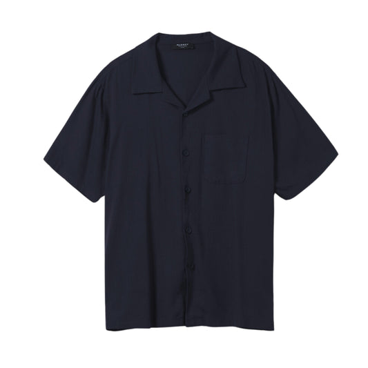 ALCOTT Mens Tops S / Navy ALCOTT -  blend shirt with large pockets