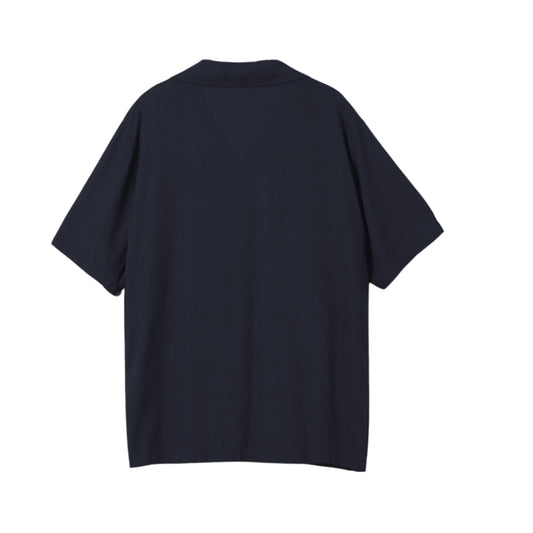 ALCOTT Mens Tops S / Navy ALCOTT -  blend shirt with large pockets