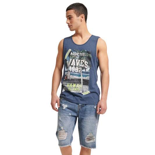 ALCOTT Mens Tops ALCOTT - T-shirt Sleeveless and Print