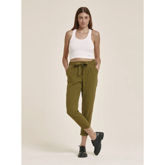 ALCOTT Womens Bottoms ALCOTT - Cuffed solid pants