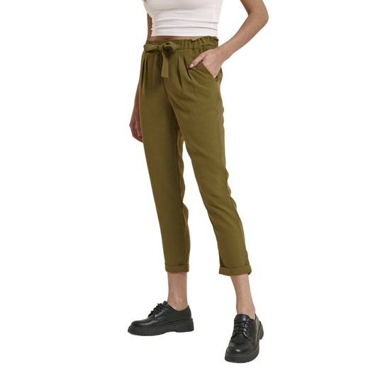 ALCOTT Womens Bottoms ALCOTT - Cuffed solid pants