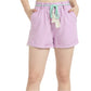ALCOTT Womens Bottoms XS / Pink / 26W ALCOTT - Solid belt rope deisgn shorts