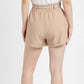 ALCOTT Womens Bottoms ALCOTT - Solid belt rope deisgn shorts