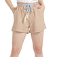 ALCOTT Womens Bottoms XS / Beige / 26W ALCOTT - Solid belt rope deisgn shorts