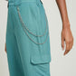 ALCOTT Womens Bottoms ALCOTT - Solid Cargo pockets pants