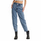 ALCOTT Womens Bottoms XXS / Blue / 24W ALCOTT - Solid cinched waist denim