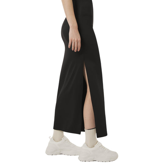 ALCOTT Womens Bottoms XL / Black / 34W ALCOTT - Solid long side split skirt