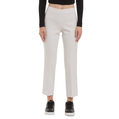 ALCOTT Womens Bottoms L / Off-White / 32W ALCOTT - Solid side zipper plain pants