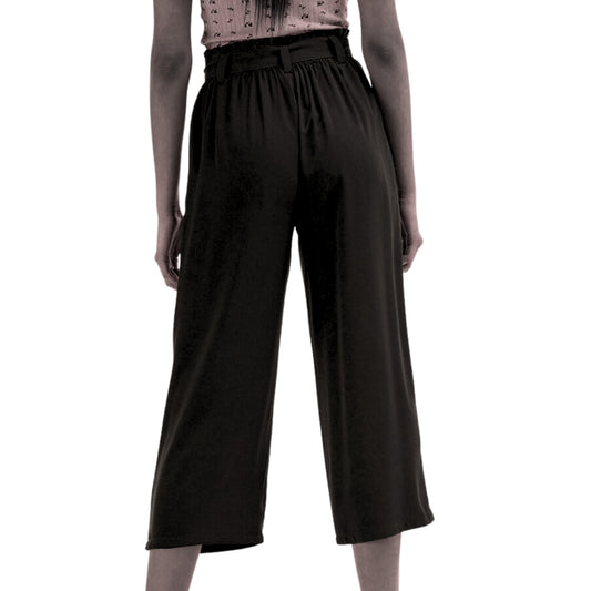 ALCOTT Womens Bottoms ALCOTT - Solid wide pants leg belted design