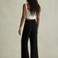 ALCOTT Womens Bottoms XL / Black / 34W ALCOTT - Straight leg solid plain pants