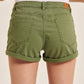 ALCOTT Womens Bottoms ALCOTT - Stretch twill Shorts with Turn-ups