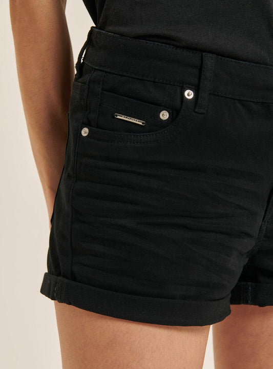 ALCOTT Womens Bottoms ALCOTT - Stretch twill Shorts with Turn-ups
