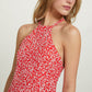 ALCOTT Womens Dress ALCOTT - Dress with Floral Straps