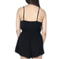 ALCOTT Womens Overall S / Black ALCOTT -  V Neck Thin Strips Overall