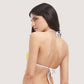 ALCOTT Womens Swimwear ALCOTT - Swirl multi color traingle bikini top