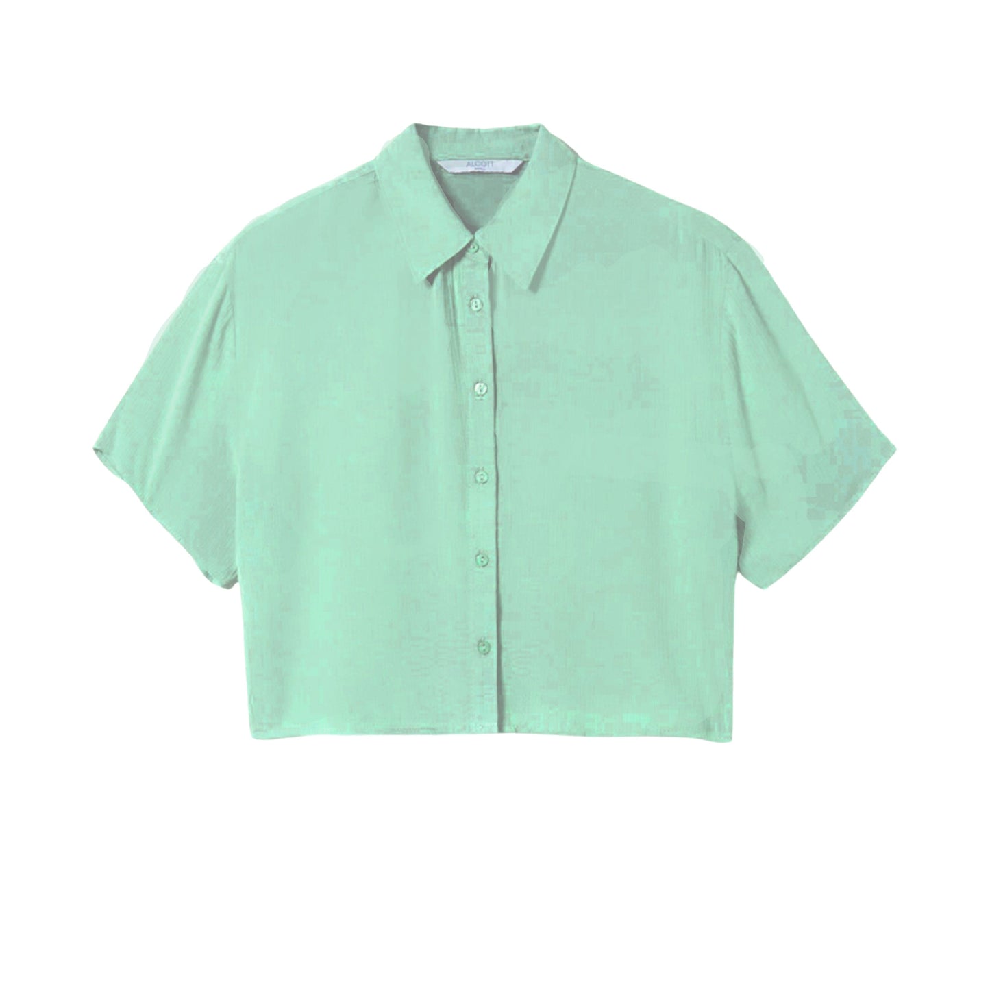 ALCOTT Womens Tops XL / Light green ALCOTT - Button up simple shirt