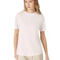 ALCOTT Womens Tops M / White ALCOTT - Crew-neck cotton T-shirt