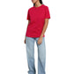 ALCOTT Womens Tops XS / Pink ALCOTT - Crew-neck cotton T-shirt