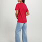 ALCOTT Womens Tops ALCOTT - Crew-neck cotton T-shirt