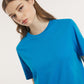 ALCOTT Womens Tops ALCOTT - Crew-neck cotton T-shirt