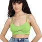 ALCOTT Womens Tops M / Green ALCOTT - Cut Out Design Crop Top