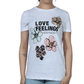 ALCOTT Womens Tops XS / White ALCOTT - Flower Drawings Print T-Shirt