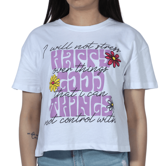 ALCOTT Womens Tops ALCOTT - Front Printed T-Shirt