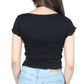 ALCOTT Womens Tops ALCOTT - Lettuce Trim Design Top