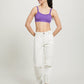 ALCOTT Womens Tops ALCOTT - Ripped Sleeveless Crop Top