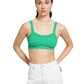 ALCOTT Womens Tops L / Green ALCOTT - Ripped Sleeveless Crop Top