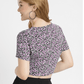 ALCOTT Womens Tops XS / Multi-Color ALCOTT - Ruched Floral Printed Crop Top