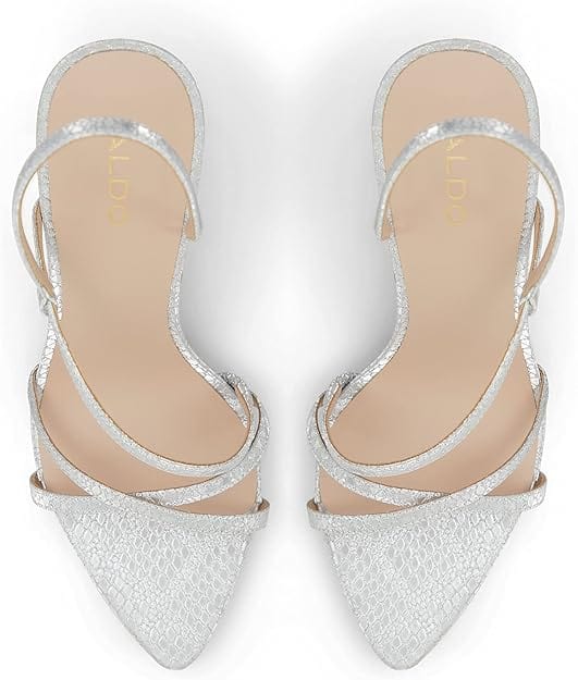 ALDO Womens Shoes 40 / Silver ALDO - Heeled Sandal Sandals