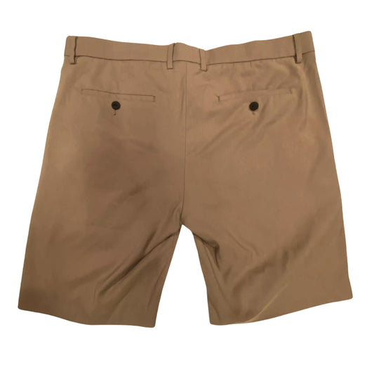 ALFANI Mens Bottoms XL / Brown ALFANI - Elastic waistband Solid shorts