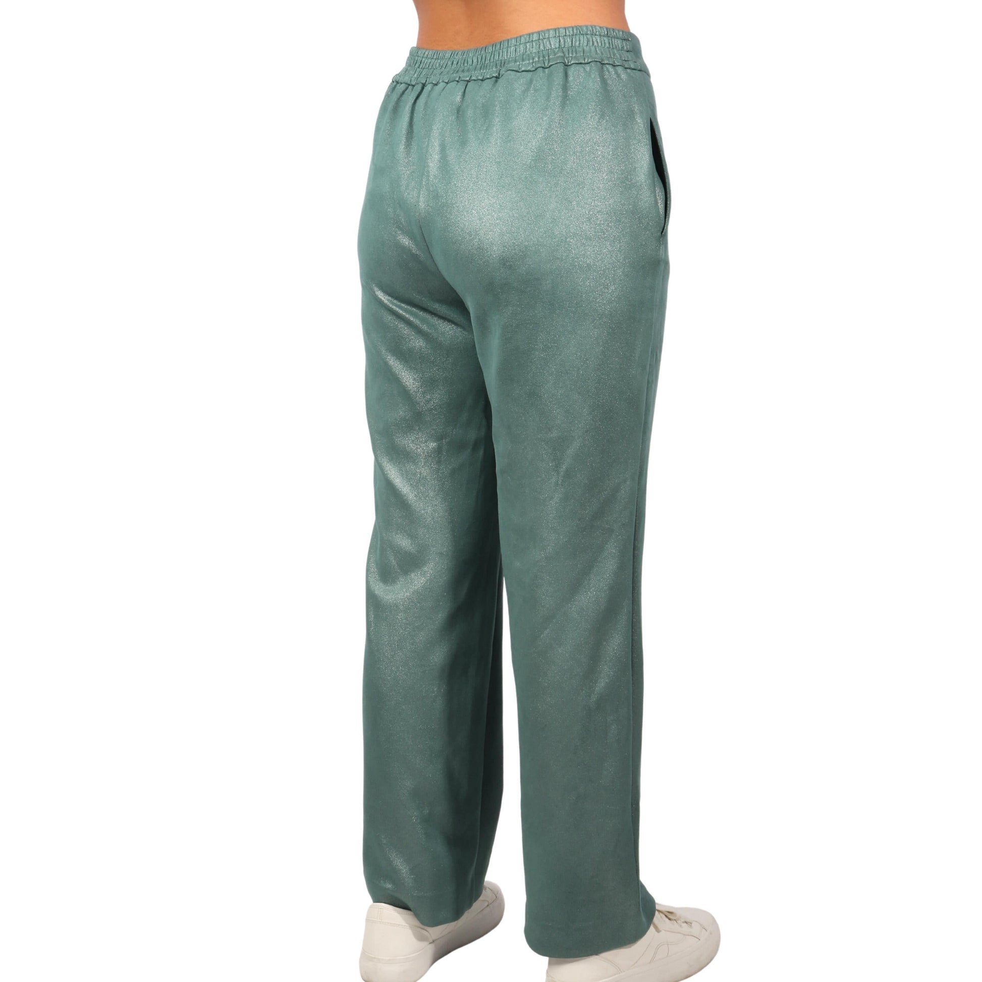 ALFANI Womens Bottoms M / Green ALFANI - Velvet Women Pant