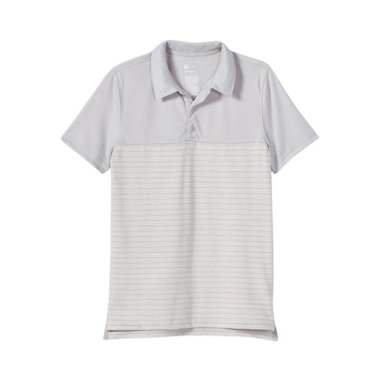 ALL IN MOTION Boys Tops ALL IN MOTION - Striped Golf Polo Shirt