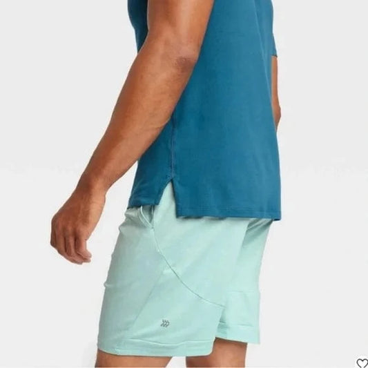 ALL IN MOTION Mens Bottoms 42W x 8L / Green ALL IN MOTION - Camo Training Shorts