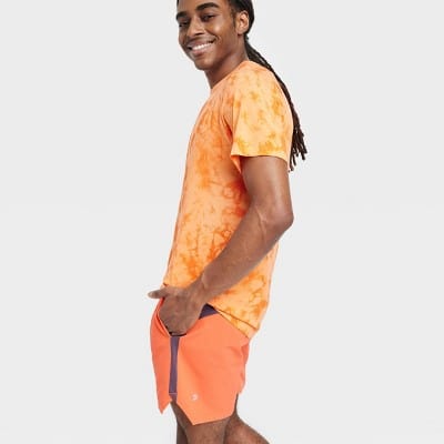 ALL IN MOTION Mens sports S / Orange ALL IN MOTION -  Trail Shorts