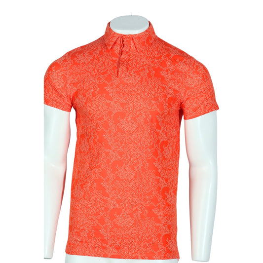 ALL IN MOTION Mens Tops M / Orange ALL IN MOTION - Printed All Over T-shirt