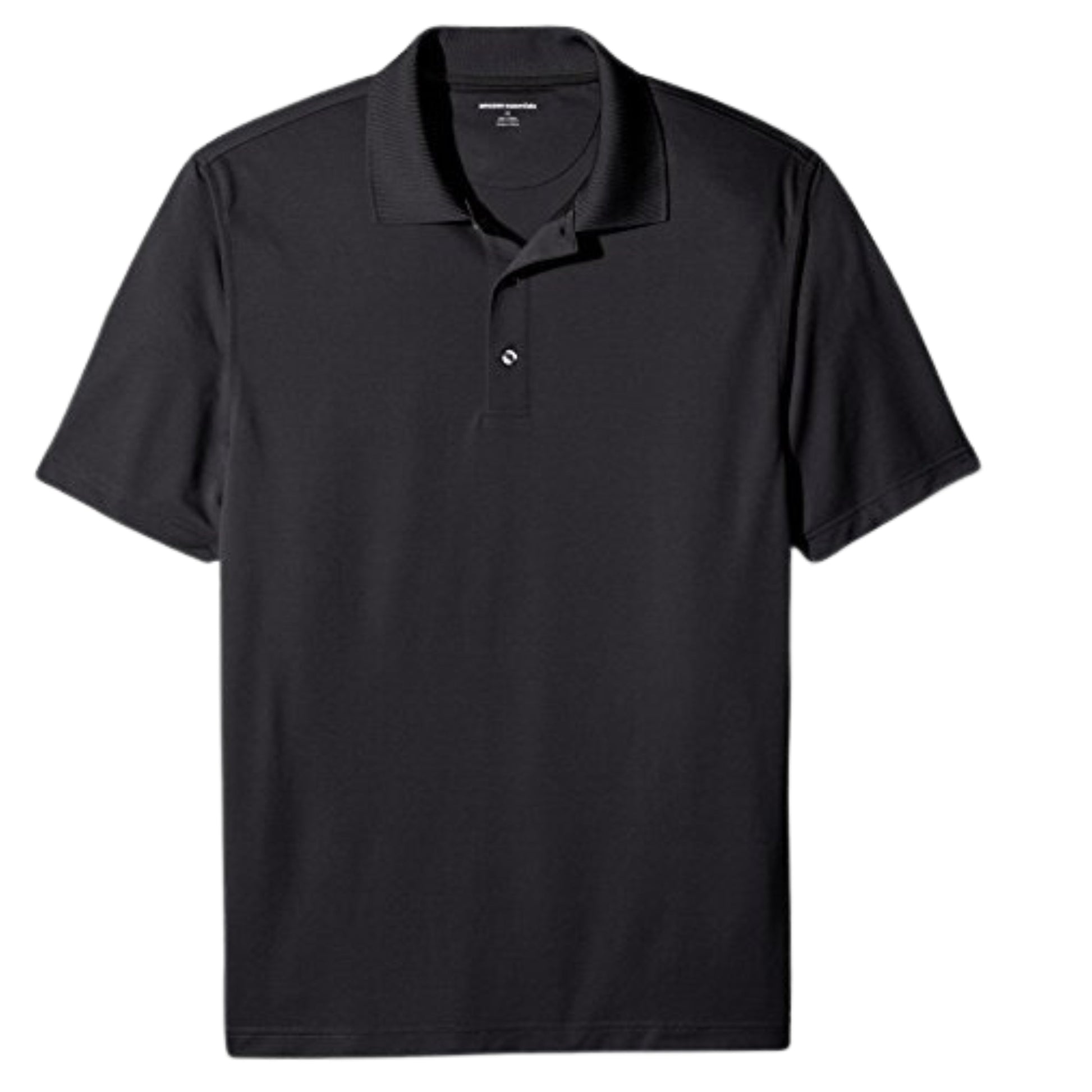 AMAZON Mens Tops M / Black AMAZON -  Regular Fit Quick Dry Golf Polo