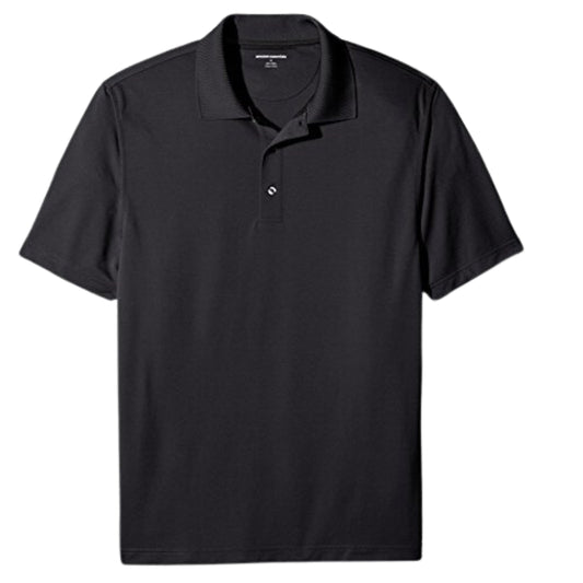 AMAZON Mens Tops M / Black AMAZON -  Regular Fit Quick Dry Golf Polo
