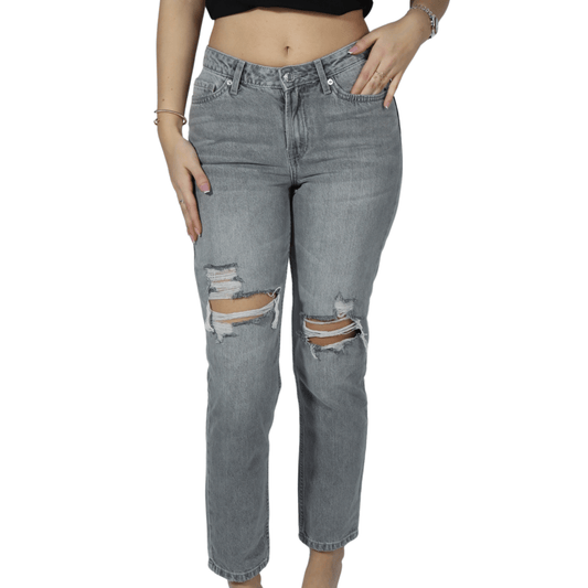 AMISU Womens Bottoms AMISU -  Denim Ripped Design