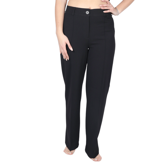 AMISU Womens Bottoms AMISU - Straight solid work pants
